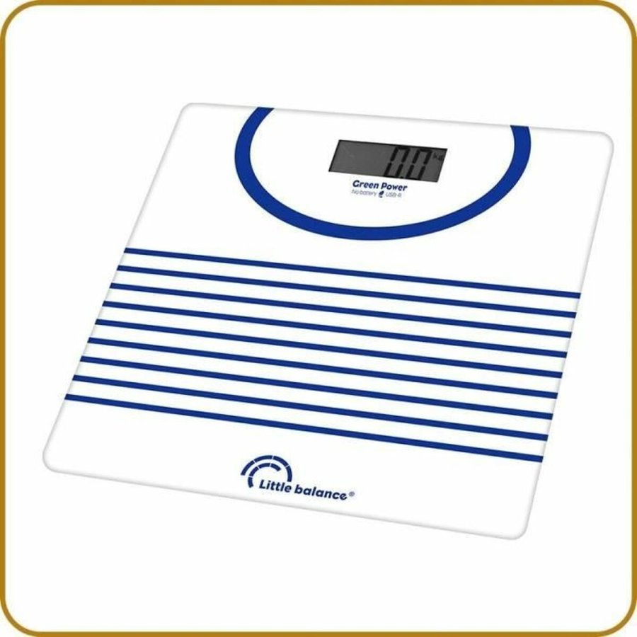 Digital badevgt Little Balance 8655 Bl/hvid 180 kg #4