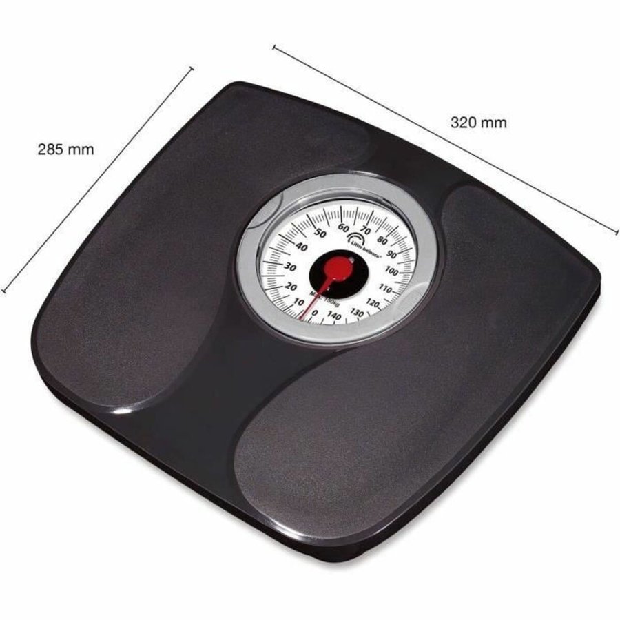 Digital badevgt Little Balance 8727 Sort Plastik 150 kg #5
