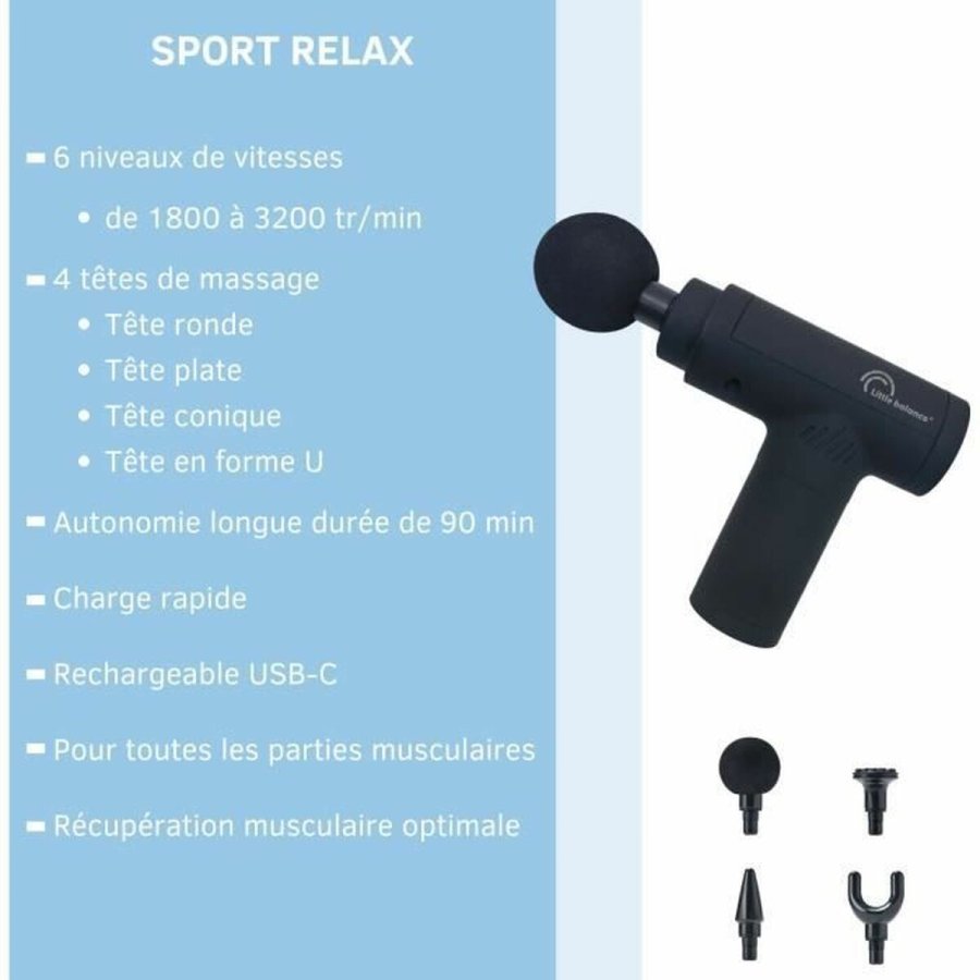 Massageapparat til nakken Little Balance Sport Relax #4