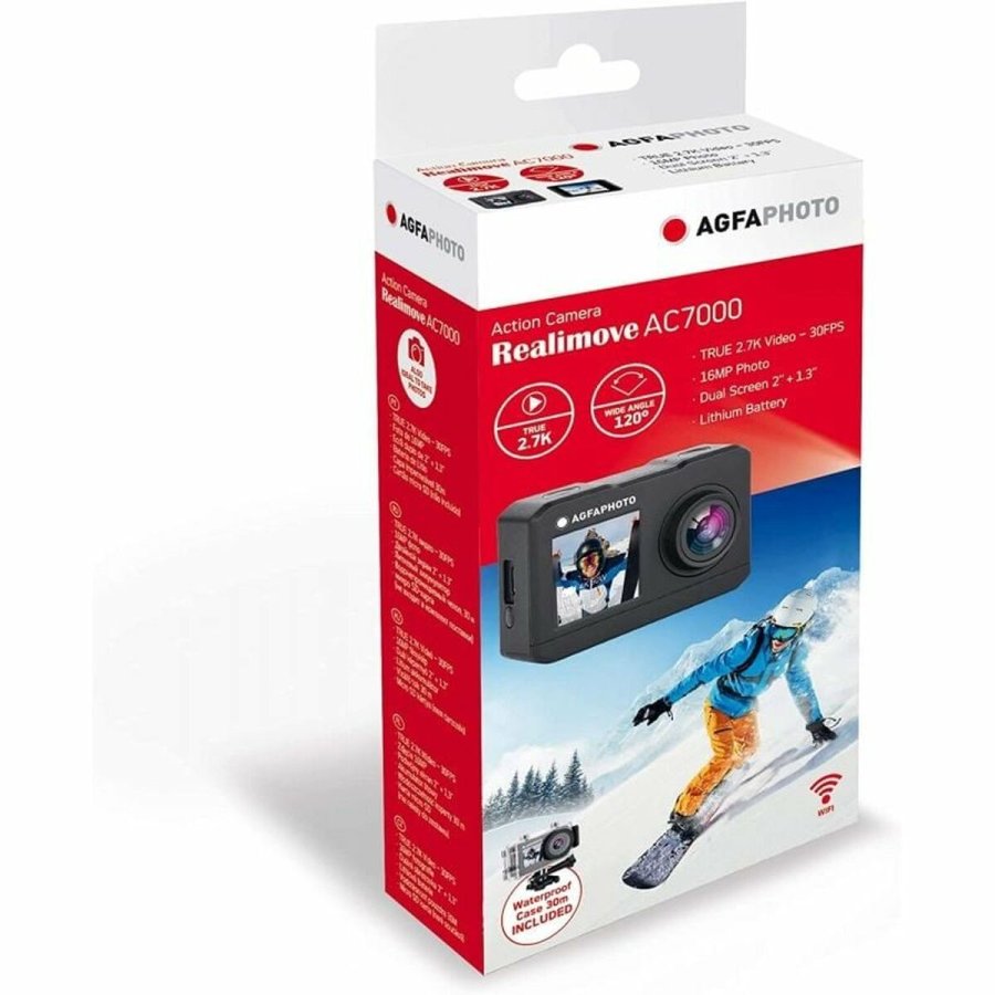 Sportskamera Agfa AC7000 Sort 2