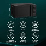 Mikroblgeovnen Hisense H20MOBP1HI Sort 700 W 20 L #5