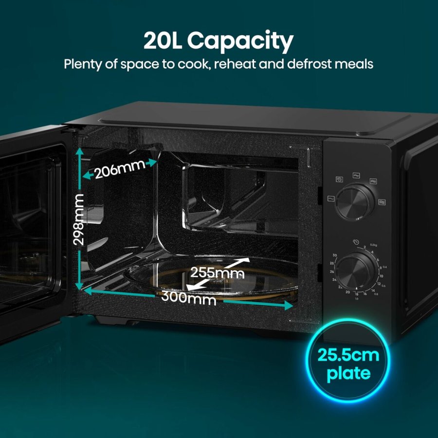 Mikroblgeovnen Hisense H20MOBP1HI Sort 700 W 20 L #7