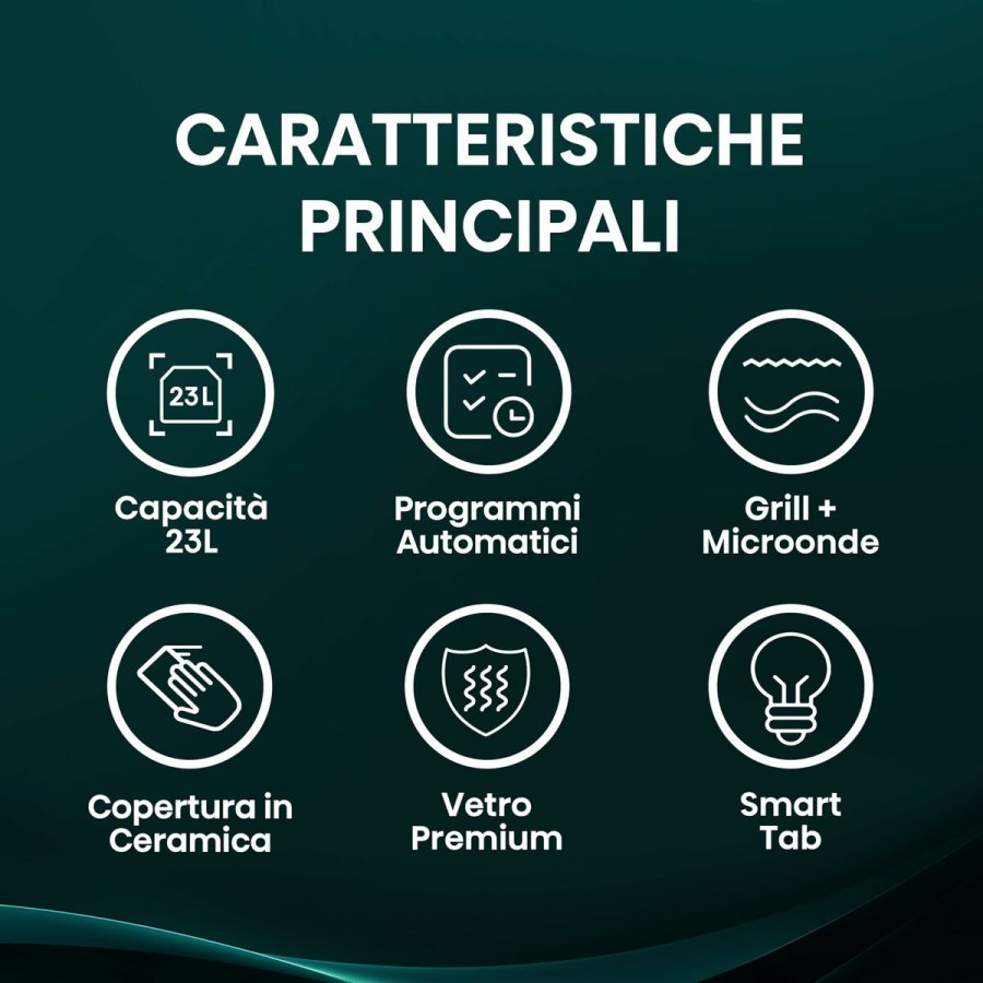 Mikroblgeovnen med Grill Hisense H23MOBS5HG4 Sort 800 W 23 L #4