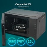 Mikroblgeovnen med Grill Hisense H23MOBS5HG4 Sort 800 W 23 L #6