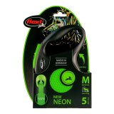 Hundebly Flexi NEW NEON 5 m Strrelse M Grn #4