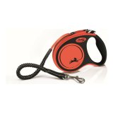 Hundebly Flexi XTREME 5 m Orange Strrelse S #1