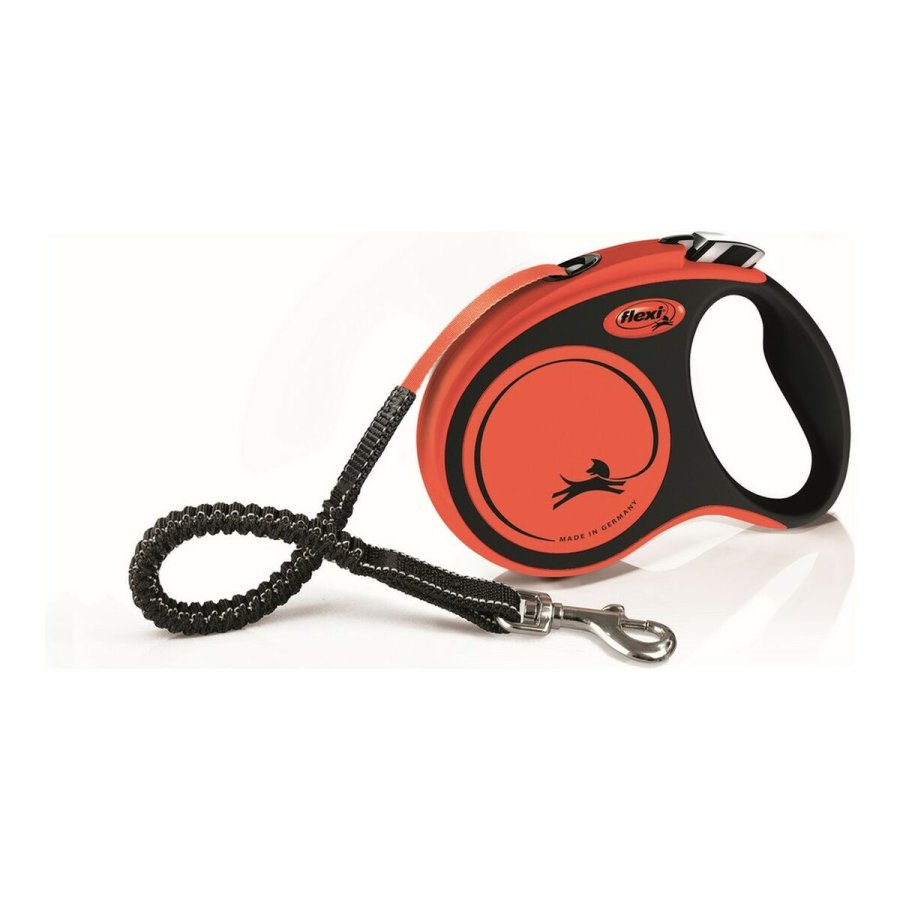 Hundebly Flexi XTREME 5 m Orange Strrelse S #1