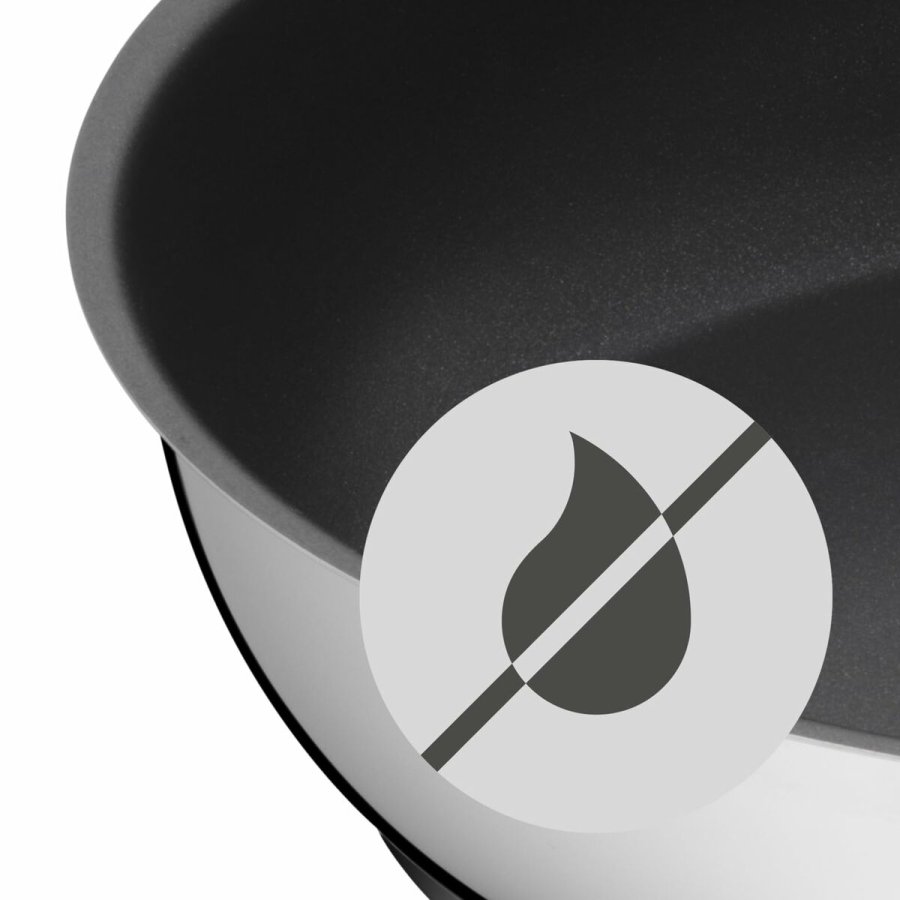 Stegepande WMF DEVIL      24CM S�lvfarvet Rustfrit st�l 24 cm � 24 cm #5