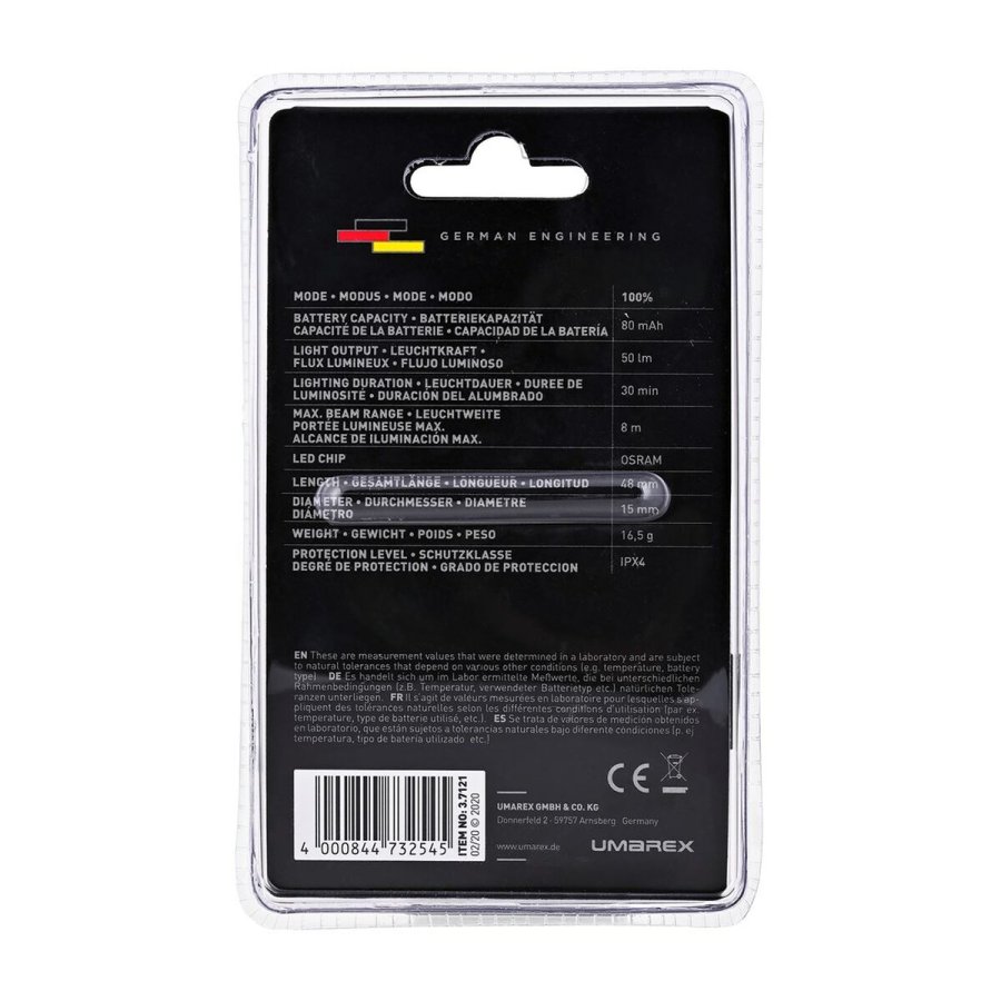 LED lommelygte-nglering Walther 3.7121-1 #4