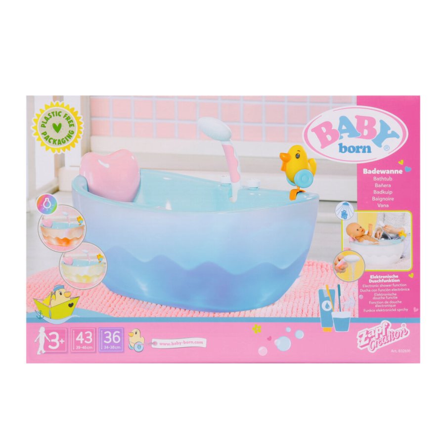 Dukke Tilbehr Baby Born Bath Bathtub #3