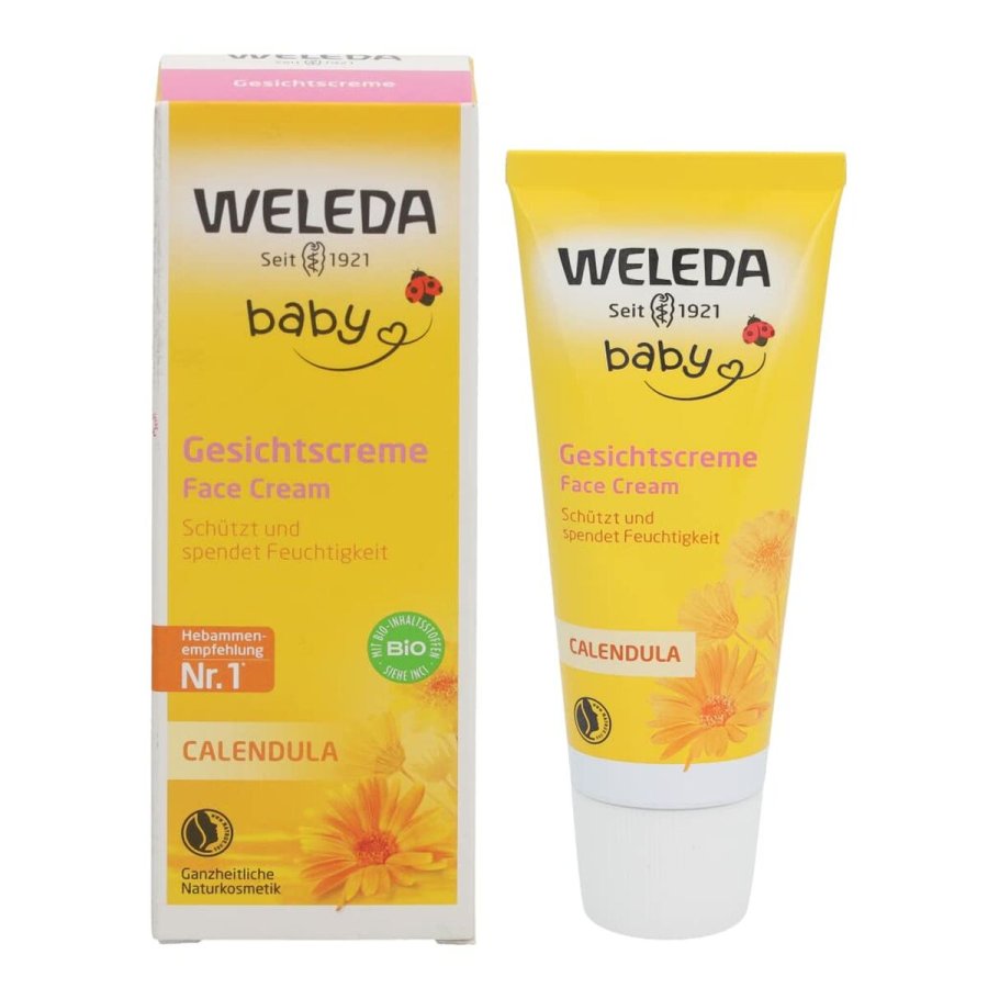 Fugtgivende ansigtscreme til babyer Weleda Baby Calendula 50 ml #1