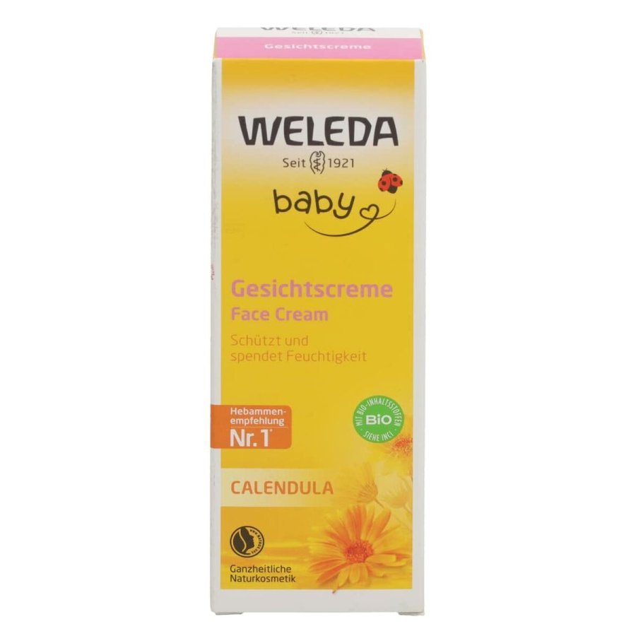 Fugtgivende ansigtscreme til babyer Weleda Baby Calendula 50 ml #3