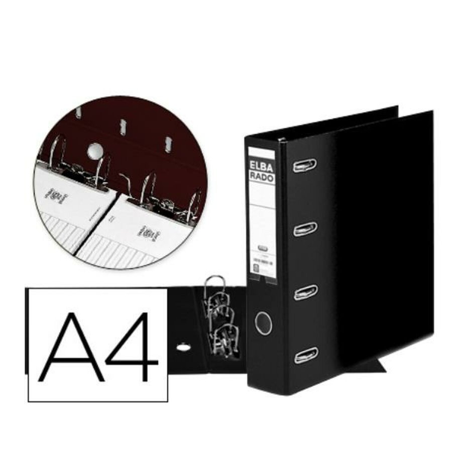 Ringbind Elba 100551851 Sort A4 (1 enheder) #1