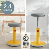 Ergonomisk skammel Leitz Ergo Cosy Active Gul Plastik #11