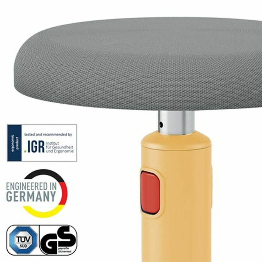 Ergonomisk skammel Leitz Ergo Cosy Active Gul Plastik #21