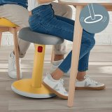 Ergonomisk skammel Leitz Ergo Cosy Active Gul Plastik #26