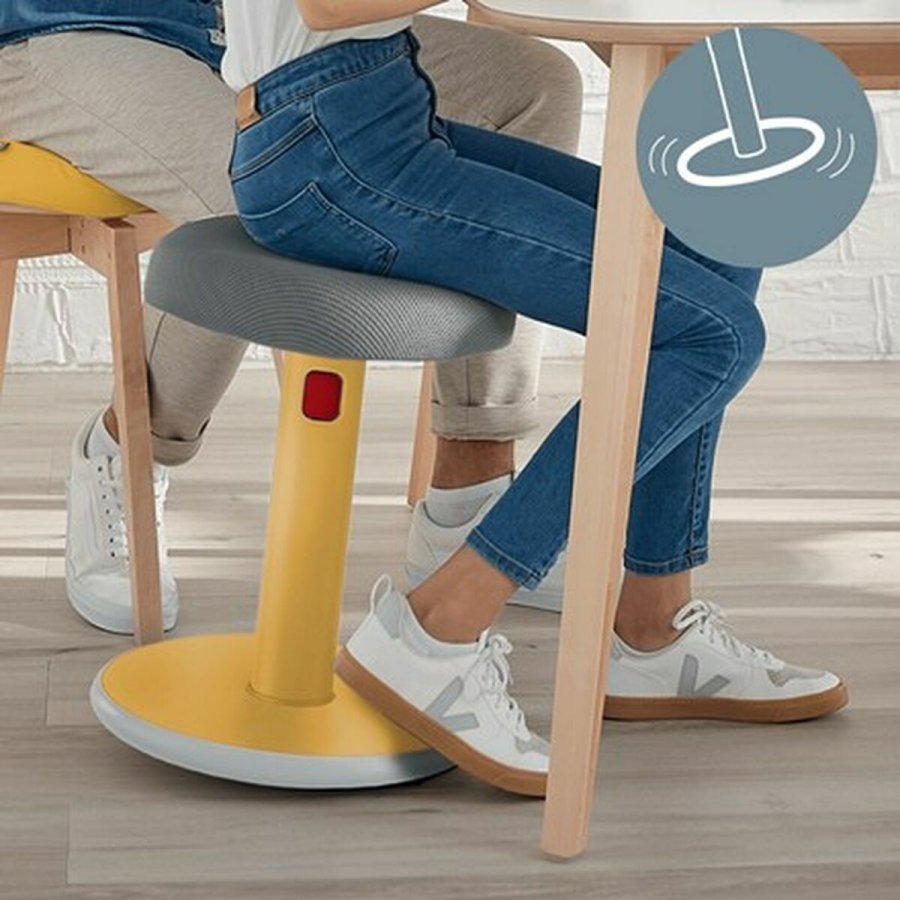 Ergonomisk skammel Leitz Ergo Cosy Active Gul Plastik #26