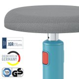 Ergonomisk skammel Leitz Ergo Cosy Active Bl Plastik #16