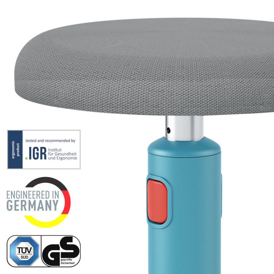 Ergonomisk skammel Leitz Ergo Cosy Active Bl Plastik #16