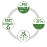 Arkivskab Leitz Sort Genbrugt plastik Genanvendelig #4