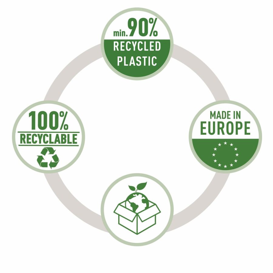 Arkivskab Leitz Sort Genbrugt plastik Genanvendelig #4