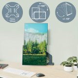 Skrm bord sttte Leitz Ergo Space Saving 17