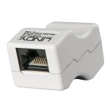 RJ45-Adapter LINDY 34009 Hvid Gr 1 enheder #1
