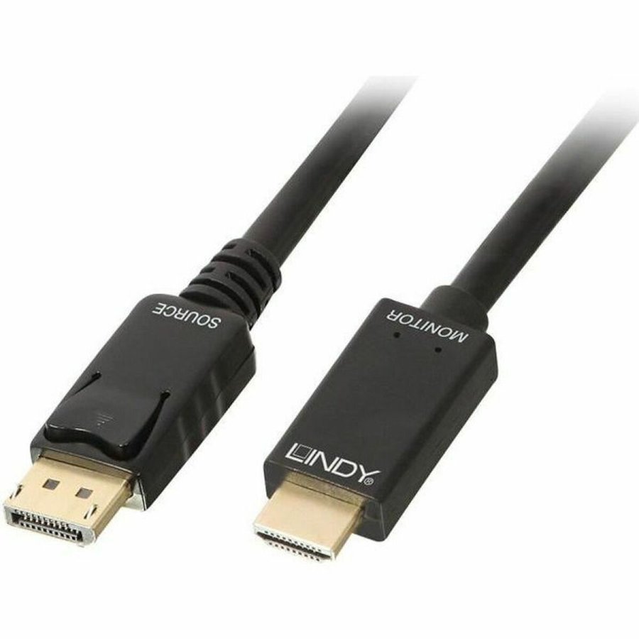 DisplayPort til HDMI-adapter LINDY 36921 Sort #1
