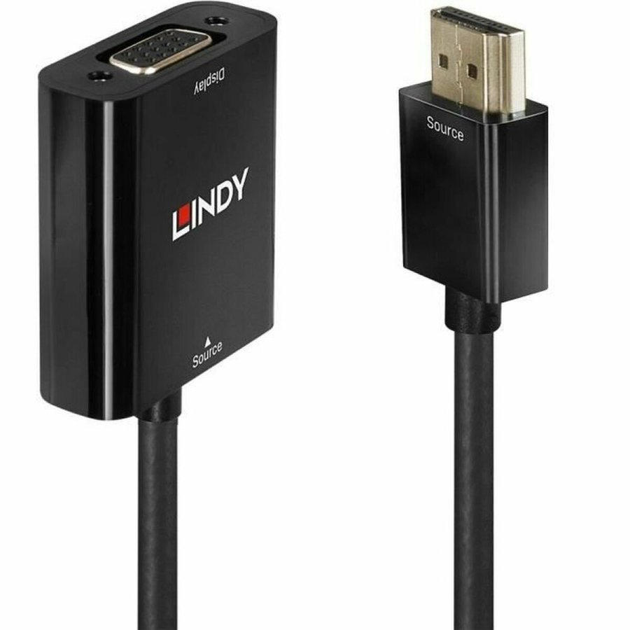 HDMI til VGA LINDY 38291 Sort #1