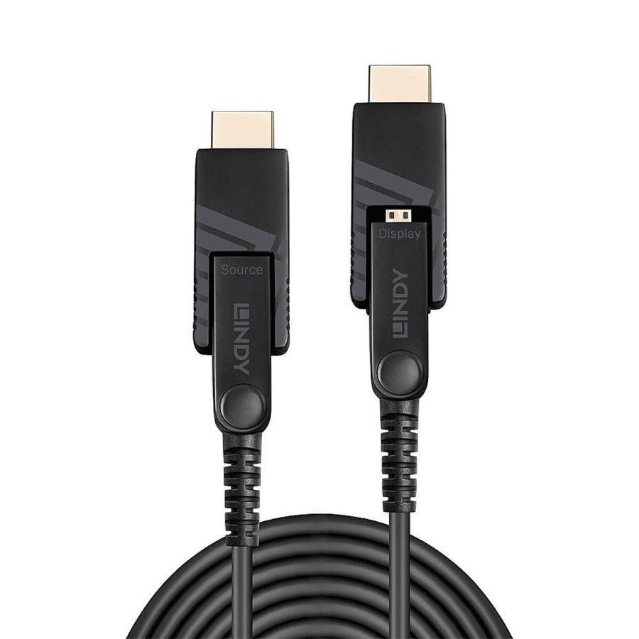 HDMI til micro HDMI kabel LINDY 38324 3 m Sort 50 m #1