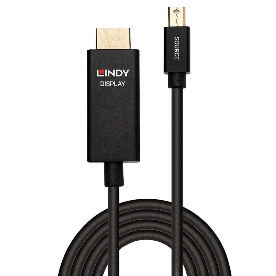 Mini DisplayPort til HDMI-adapter LINDY 40920 Sort 50 cm #2