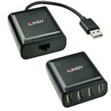 USB Hub LINDY 42679 Sort #1