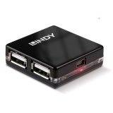 USB Hub LINDY 42742 Sort #1