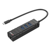 USB Hub LINDY 43249 Sort #1