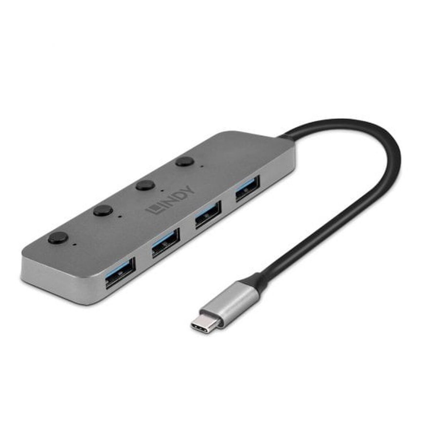USB-C Hub LINDY 43383 Gr� (1 enheder) #2