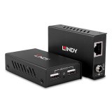 USB til RJ45-netv�rksadapter LINDY 43408 Sort #1