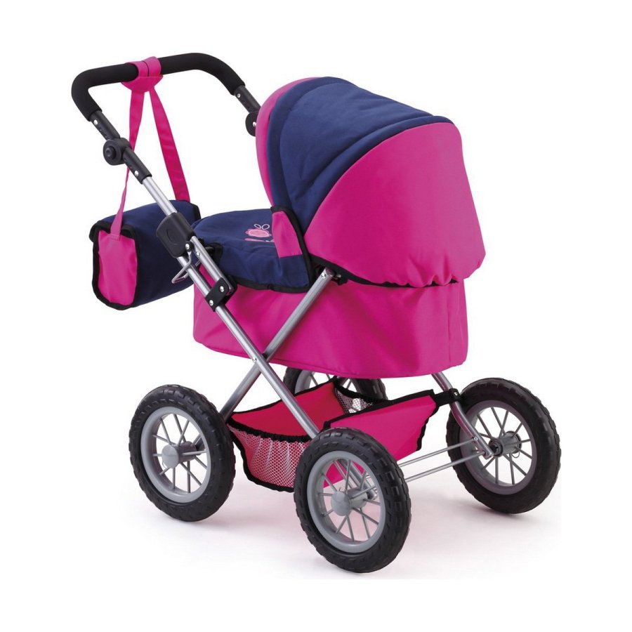 Lille Barnevogn til Dukker Reig Trendy Classic Fuchsia 45 cm #2
