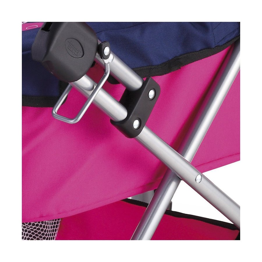 Lille Barnevogn til Dukker Reig Trendy Classic Fuchsia 45 cm #3