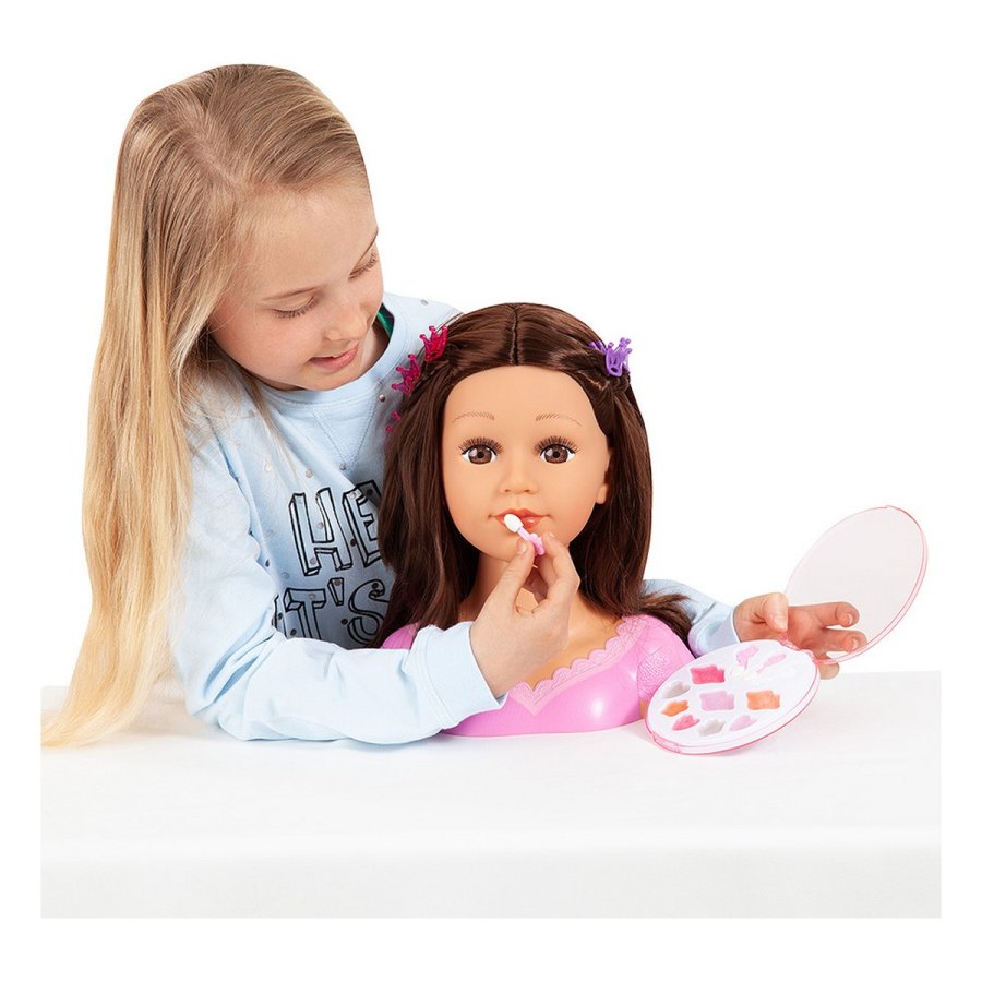 Buste Reig Charlene Super Model Hrstyling og makeup Brun paryk #2