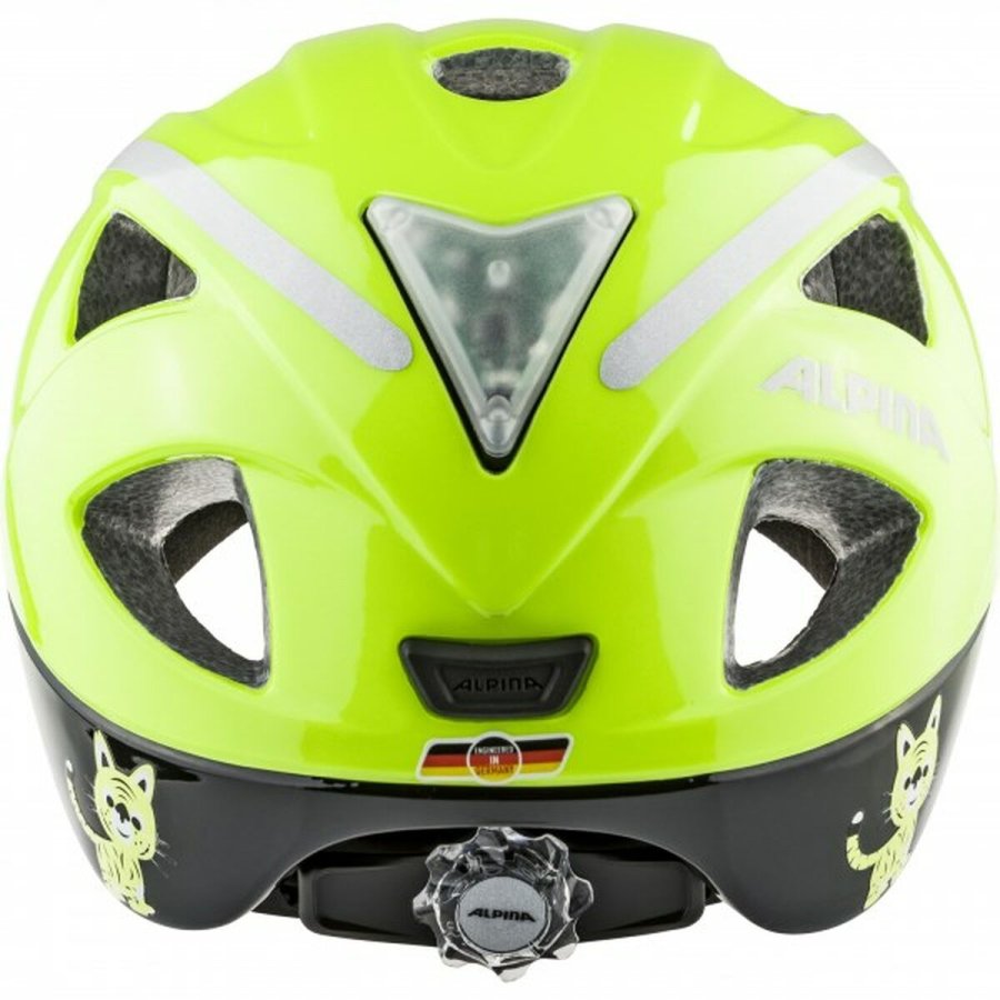 Cykelhjelm til brn Alpina XIMO FLASH Gul Sort 49-54 cm #4