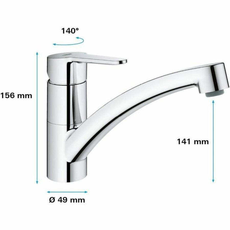 Hane med blandingsbatteri Grohe Start Eco #4