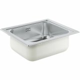 Hane med blandingsbatteri Grohe 31719SD0 Rustfrit stl Rektangulr #3