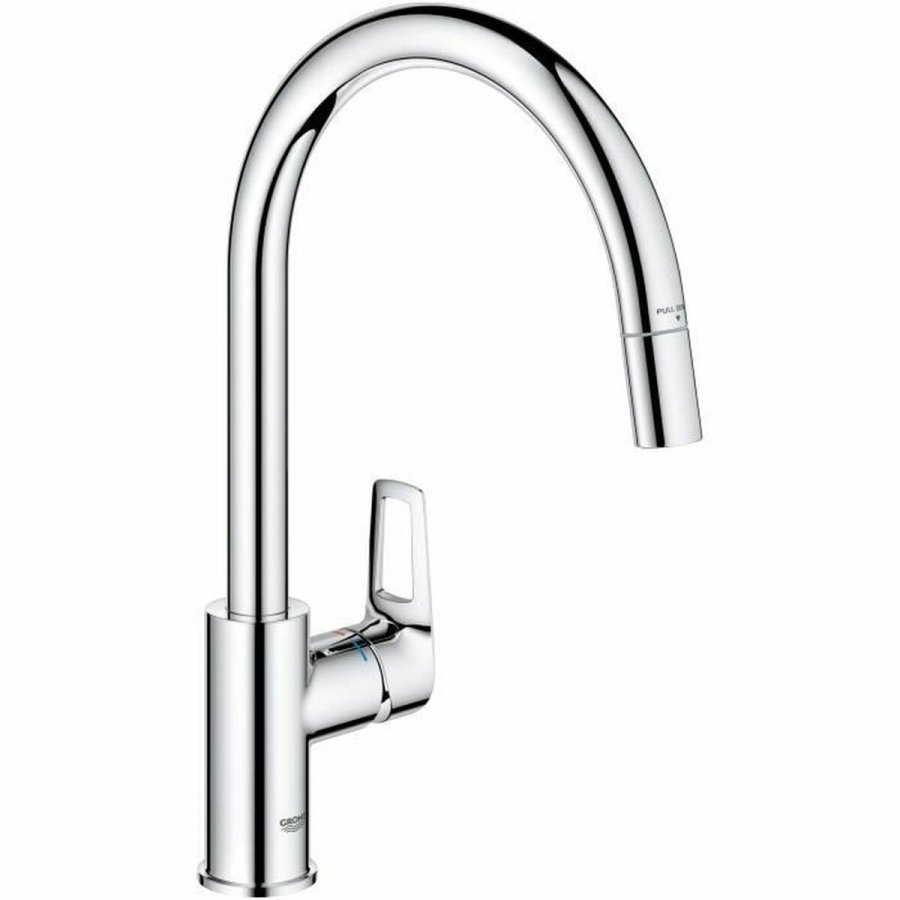 Hane med blandingsbatteri Grohe StartLoop C-formet Kobber #1