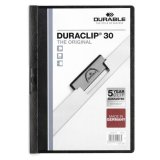 Dokumentmappe Durable DURACLIP 30 A4 Sort A4 25 Dele #1