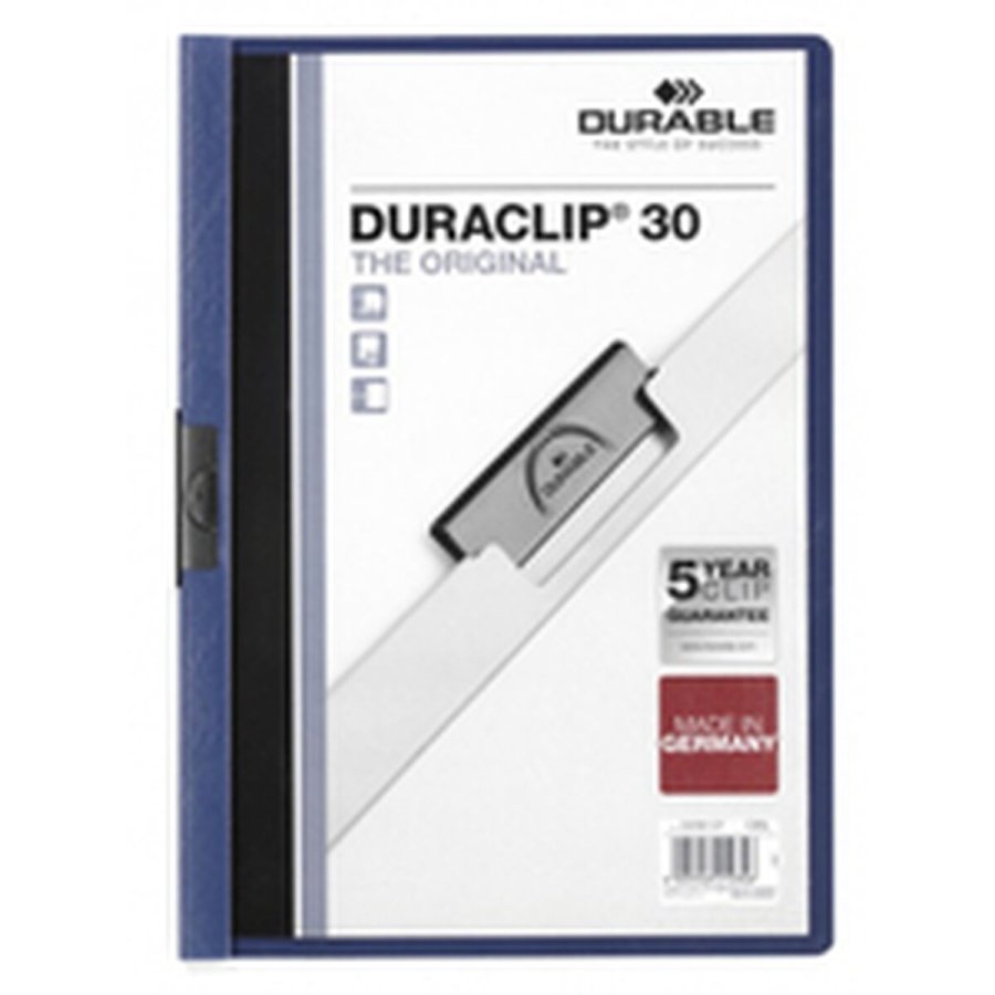 Dokumentmappe Durable Duraclip 30 Mrkebl Himmelbl A4 25 Dele #3