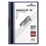 Dokumentmappe Durable Duraclip 30 Mrkebl Himmelbl A4 25 Dele #1
