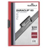 Dokumentmappe Durable Duraclip 60 Rd Gennemsigtig A4 25 Dele #2