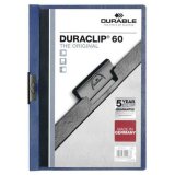Dokumentmappe Durable Duraclip 60 Gennemsigtig Mrkebl A4 #1