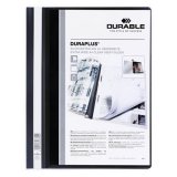 Dokumentmappe Durable Duraplus Sort Gennemsigtig A4 25 Dele #1