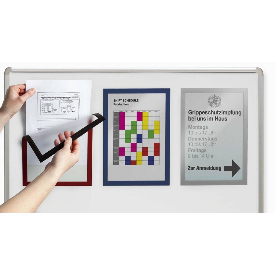 Magnetisk fotoramme Durable Duraframe Magnetic A3 Sort #17